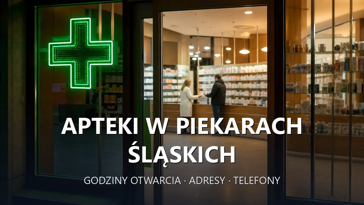 Apteki w Piekarach Śląskich - godziny otwarcia i dyżury
