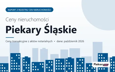 Ceny mieszkań w Piekarach Śląskich — październik 2026