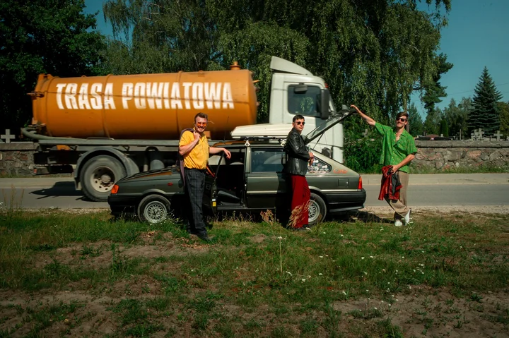 Grafika promocyjna wydarzenia Stand-up Piekary Śląskie / Trasa Powiatowa 2 — Kowalski, Rejent, Zalewski