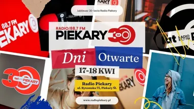 Grafika promocyjna wydarzenia Dni Otwarte Radia Piekary