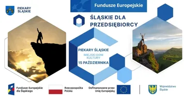 Grafika promocyjna wydarzenia Śląskie dla Przedsiębiorcy: wsparcie firm