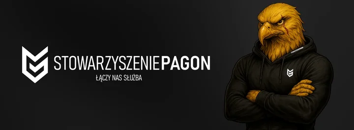 Grafika promocyjna wydarzenia PAGON FIRST SHOT — piknik strzelecki i zawody pistoletowe w Piekarach Śląskich