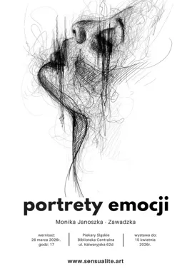 Gdzie ukrywają się uczucia - rysunki Moniki Janoszki w Bibliotece Centralnej