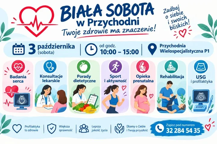 Biała Sobota w Piekarach Śląskich. Bezpłatne badania serca i rehabilitacja
