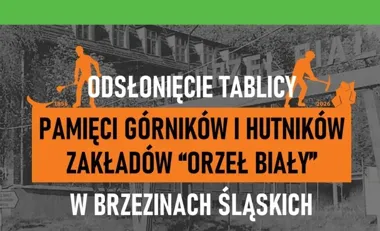 Na rondzie odsłonią tablicę pamięci górników i hutników Orła Białego