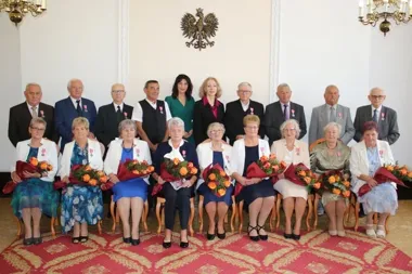 Dziewięć par z Piekar Śląskich odebrało medale za 50 lat małżeństwa