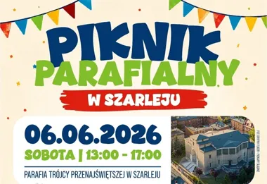 Gigantyczny dmuchaniec, grill i piłkarzyki o Puchar Proboszcza. Szarlej szykuje piknik, który zgłosili sami mieszkańcy