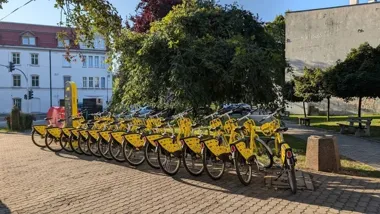 Metrorower w Piekarach Śląskich ma 170 rowerów i 20 stacji
