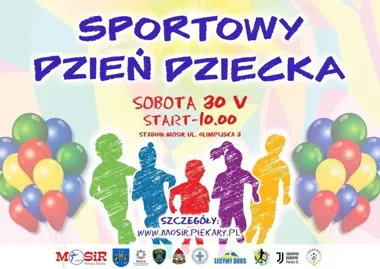 Sportowy Dzień Dziecka w Piekarach – medal i zabawa na stadionie