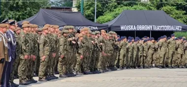 Życzenia z Piekar dla żołnierzy 13. Śląskiej Brygady OT