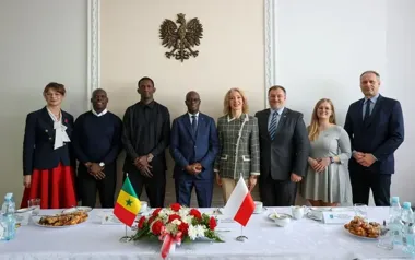 Ambasador Senegalu w Piekarach Śląskich. Sport stał się osią spotkania