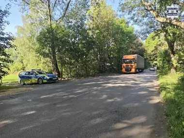 Ciężarówka po kontroli trzeźwości. 51-latek stracił prawo jazdy